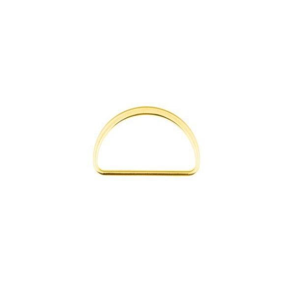 Metall-D-Ring Gold 4 cm Breite
